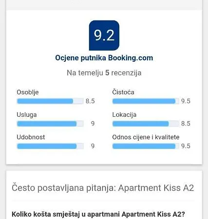 Apartman Kiss A2 * Kaštela